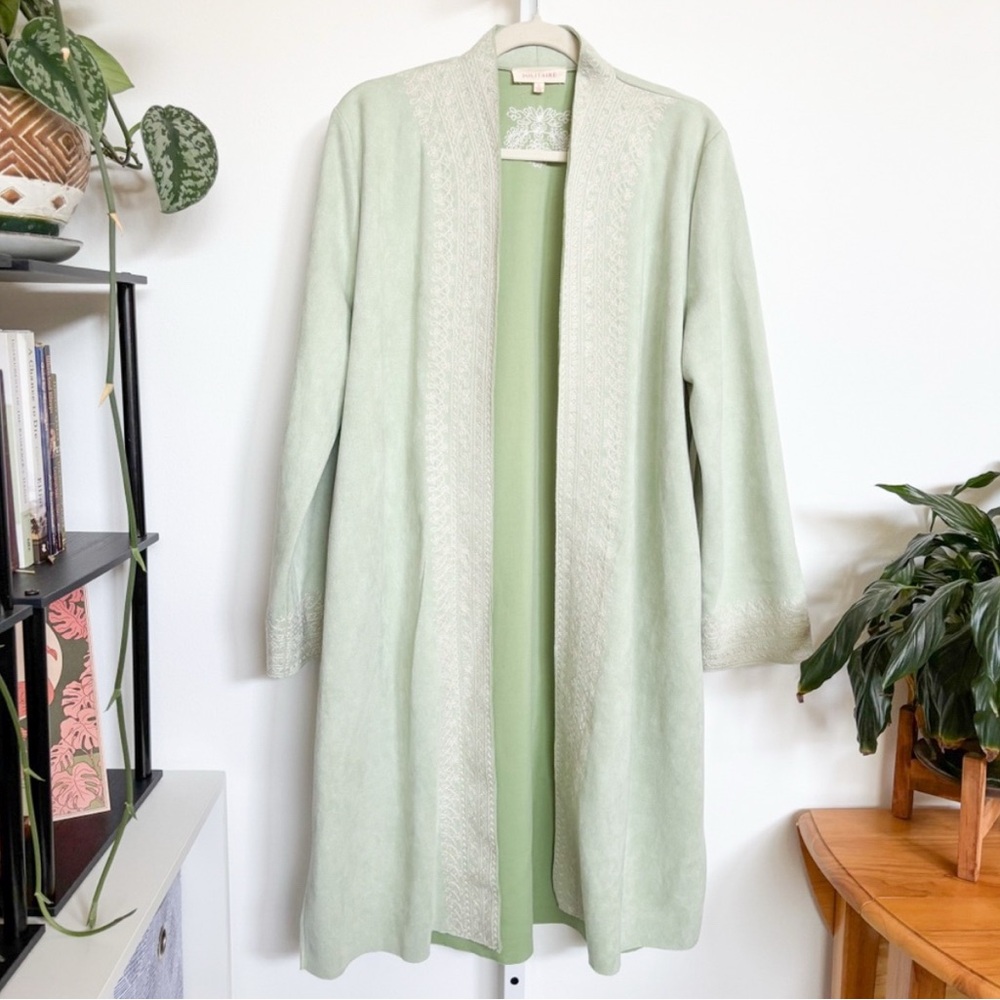 Anthropologie Solitaire Mint Green Cardigan